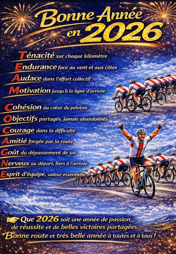 Bonne Année au Team Cocagne