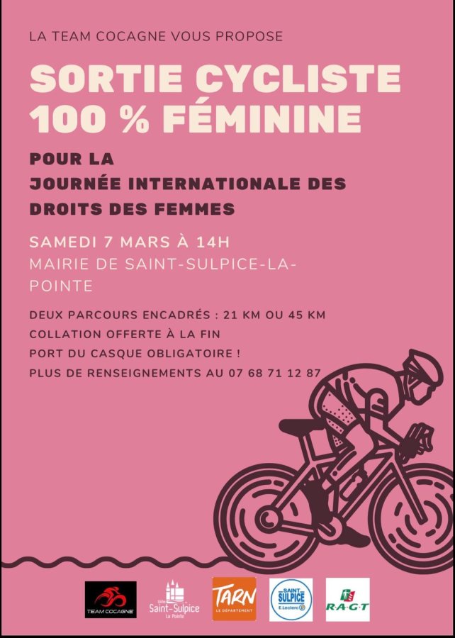 Randonnée 100% Féminine le 7 Mars 2026