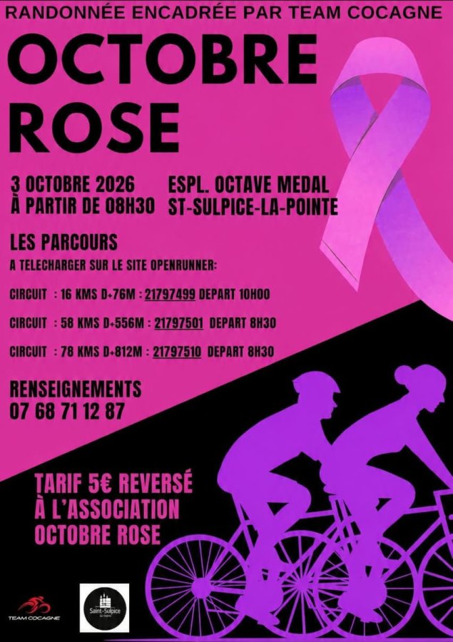 Octobre Rose 2026